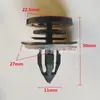 Adecuado para el antiguo Audi A3 A4 A6 S4 RS hebilla del panel de la puerta del coche clip del panel de la puerta colección completa