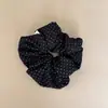 Gomita Dulce Retro de Lunares Estilo Coreano para Mujer, Nueva Diadema de Alta Gama para Cola de Caballo