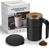 Taza mezcladora automática magnética inteligente para medición de temperatura transfronteriza, taza de café eléctrica portátil, taza para batidos, taza para batidos de proteína para fitness