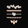 Adecuado para Apple Smart Watch Correa de Silicona Anillo Decorativo Correa con Hebilla de Mariposa Decoración Nuevo Anillo Decorativo