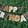 Suministro Transfronterizo de Decoraciones Festivas para Fiestas, Banderines de Cumpleaños de Fieltro, Banderas Decorativas, Banderines Colgantes, Guirnaldas, Manualidades Hechas a Mano