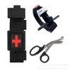 Torniquete tipo Cat Spin Vendaje Hemostático Kit Táctico EDC Tijeras de Campo Bolsa de Almacenamiento Juego Herramienta de Primeros Auxilios