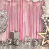 Cortina de Lluvia de Seda de Colores Transfronteriza Decoración de Fondo para Boda, Cumpleaños, Fiesta Festiva Decoración de Fiesta Color Caramelo