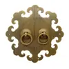 Armário Novo Estilo Chinês Transfronteiriço Puxador de Cobre Puro Ferragens para Móveis Antigos Acessórios Puxador de Latão Bronze Puxador de Porta de Armário