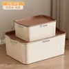 Caixa Organizadora para Uso Doméstico, Caixa Organizadora de Grande Capacidade sob o Guarda-Roupa ou Mesa no Quarto, Organizador Plástico Espessado e Conveniente para Armazenamento sob a Cama