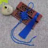 Colgante de Nudo Chino Regalo Destacado para Festival Adorno de Borla de Nudo de 6 Placas Borla Tejida Adorno Decorativo Estilo Chino