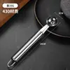 Cuchara para vaciar fruta de acero inoxidable cuchillo de tallado chef tallado cortador de fruta cortador de fruta artefacto para vaciar fruta dispositivo para hacer bolas de fruta de helado