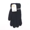 Guantes de Invierno Gruesos para Mujer de Dedos Completos 2026, Color Sólido para Exteriores, Adulto, Lana, Cálidos, Venta al por Mayor
