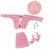 Nuevo Artículo Caliente Transfronterizo Muñeca Barbie de 11.5 Pulgadas Muñeca de 30 cm Vestido Vestido Rosa de Princesa Vestido Estilo Chanel Pequeño