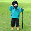 Jaqueta corta-vento infantil Outono 2026 Nova Estilosa Streetwear de Bebê Crianças com Capuz Corta-vento Superior Tendência