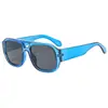 Óculos de Sol Personalizados de Lente Dupla para Mulheres Óculos de Sol Quadrados Retro Europeus e Americanos Tendência Celebridade da Internet Fotografia de Rua Proteção Solar Óculos de Moda para Homens