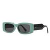 9250 Gafas de Sol Modernas Retro de Marca Grande INS Color Tinta Feng Shui Gafas de Sol Versátiles de Moda para Mujer Espejo Plano Anti-luz Azul