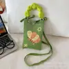 Caperucita Roja Mismo Estilo Bolsa para Teléfono Celular Bolso Pequeño Versátil Moda Personalizada Bolso Cruzado de Hombro para Niña Bolso de Mano Portátil