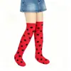 Disfraz de guantes de mariquita para niños transfronterizo, guantes de mariquita, calcetines, calcetines largos de lunares para niños, accesorios de insecto cosplay