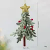 Amazon Nuevo Adorno de Corona de Campana de Tela No Tejida Adorno para Árbol de Navidad Decoraciones Navideñas DIY Adornos Colgantes Creativos