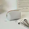 Bolsa de Maquillaje Rayada Neceser Gran Capacidad Bolsa de Maquillaje con Bordado de Gasa Bolsa de Maquillaje Portátil para Viaje