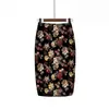 Ebay transfronterizo deseo OL temperamento falda lápiz estampado digital para mujer falda falda falda de cadera generación pelo