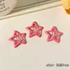Presilha de Cabelo Estrela Dopamina Y2K para Meninas, Presilha para Franja Infantil, Presilha BB Estrela de Cinco Pontas para Franja Lateral, Grampo de Cabelo Fofo