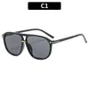 Gafas de Sol Pilot con Doble Puente de Moda Europea y Americana Gafas de Sol de Estilo Trendy Transfronterizas Gafas de Sol para Conducir al Aire Libre