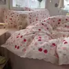 2026 Nuevo Juego de Cuatro Piezas de Encaje de Hilo Bouclé Clase A Estilo Princesa Mousse