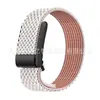 Estoque de fábrica disponível: Pulseira de nylon trançado com padrão de ondas, adequada para Whoop 5.0, pulseira de pulso elástica de lona para Whoop
