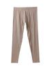 Calça Térmica Fina de Algodão Puro Masculina, Calça Base Macia de Corte Justo, Calça de Nove Pontos para Roupa Íntima, Atacado