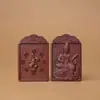 Madera de Azufaifo Golpeada por el Rayo Bodhisattva Manjushri Deidad Guardiana Animales del Zodiaco Doce Conejo Guardián Colgante Tai Sui Productos de Fabricante