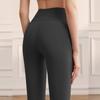 Pantalones de Fitness Yoga Pilates Cintura Alta Ropa Exterior Control de Abdomen Pantalones Tiburón Trasero de Durazno para Mujer Pantalones Largos Leggings Deportivos para Correr