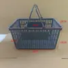 Cesta Portátil para Supermercado Cesta Portátil de Plástico Cesta de Compras Cesta Portátil para Tienda de Conveniencia