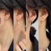 Pendientes Largos Yinjia Plata S925 Diseño Retro de Nicho Joyería de Plata Norma de Nicho Exquisito Elegante Suministro para Mujeres