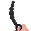 Plug Anal de Silicone, Contas Anais, Estimulador do Ponto G, Dilatador Anal Usável Externamente, Brinquedos Sexuais para Adultos