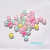 Acessórios para Joias DIY 8mm Colorido Mágico Galvanizado Contas Acrílicas na Cor das Contas Contas Redondas Material para Pulseira com Contas