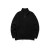 Ropa Vintage 2025 Otoño/Invierno Nuevo Suéter de Punto Retro de Cuello Medio Suéter Básico de Color Sólido de Moda de Cuello Medio
