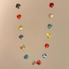 Collar de Niña Hecho a Mano de Verano de Nicho con Cuentas de Colores Dopamina Creativo Lindo Versátil Dulce Cadena para Clavícula Ins