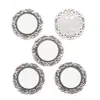 Diámetro Interior de 25 mm Aleación de Gema del Tiempo Base Redonda Accesorios para Joyería DIY Colgante Decorativo para Collar C75