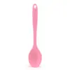 Colher de Salada de Silicone, Colher para Temperos, Colher Pequena, Utensílio Pequeno para Misturar, Em Estoque
