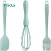 Pincel de Silicone para Óleo FaSoLa Doméstico Resistente a Altas Temperaturas Churrasco Cozinha Panqueca Pequeno Pincel Raspador Pinça de Assar Alimento Suplementar