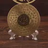 Nuevos Adornos Portátiles Baicai Zuanzuan para Oficina Sala de Estar Espiral de Doble Cara Cobre Latón Puro Sólido Pieza de Mano