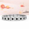 Amazon Pulsera Personalizada de Acero Inoxidable Azul con Cara Sonriente de Lujo Ligero, Sección Única de 9 mm, Combinación DIY Versátil, Cadena de Pulsera Xy