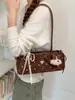 Bolso de hombro con lazo de lunares de moda transfronterizo para mujer, nuevo y elegante bolso de hombro de nicho 2026, bolso de trabajo