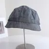 Sombrero de Pescador Vintage de Mezcla de Lino Estilo Japonés para Mujer, Transpirable Versátil para Principios de Otoño, Sombrero de Tela con Protección Solar, Moderno