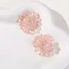 Corea del Sur temperamento súper hada flores de cristal mágico diy tejido a mano horquilla de cuentas accesorios para el cabello pendientes material venta al por mayor