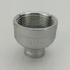 Reductor de fundición de acero inoxidable 304, accesorio de rosca interior, conector de fontanería de diámetro variable 316 con rosca interior