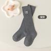 Calcetines para Niñas Primavera y Otoño Calcetines hasta la Pantorrilla Color Puro Lindo y Dulce Medianos y Grandes para Niños Bebé Estudiante Calcetines Largos de Algodón