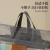 Bolsa de malla para playa, plegable, transpirable, organizador de artículos de aseo de gran capacidad, bolsa de almacenamiento transparente portátil para viajes