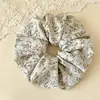 Novedad Primavera 2026 Diadema de Tela Floral para Coleta para Niñas, Versátil Goma Elástica Alta para Chongo