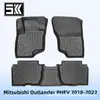 Adequado para Mitsubishi Outlander Phev 2018-2022 Tapetes de Chão TPE Tapetes de Porta-Malas 3D