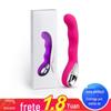 Carregador de Mensagens Inspur Vibrador de 10 Frequências AV Stick Bastão de Massagem de Silicone Utensílios Femininos Produtos Sexuais para Adultos