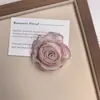 Acessórios florais com gradiente vintage e bordas queimadas, rosas de 7 cm para flores de pescoço artesanais DIY, acessórios de cabelo, roupas e enfeites florais para cortinas