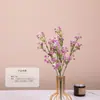 Simulação 5 garfos cola macia cachos de gipsofila auditório de casamento casa suave floral hotel paisagem flor artificial adereços de fotografia